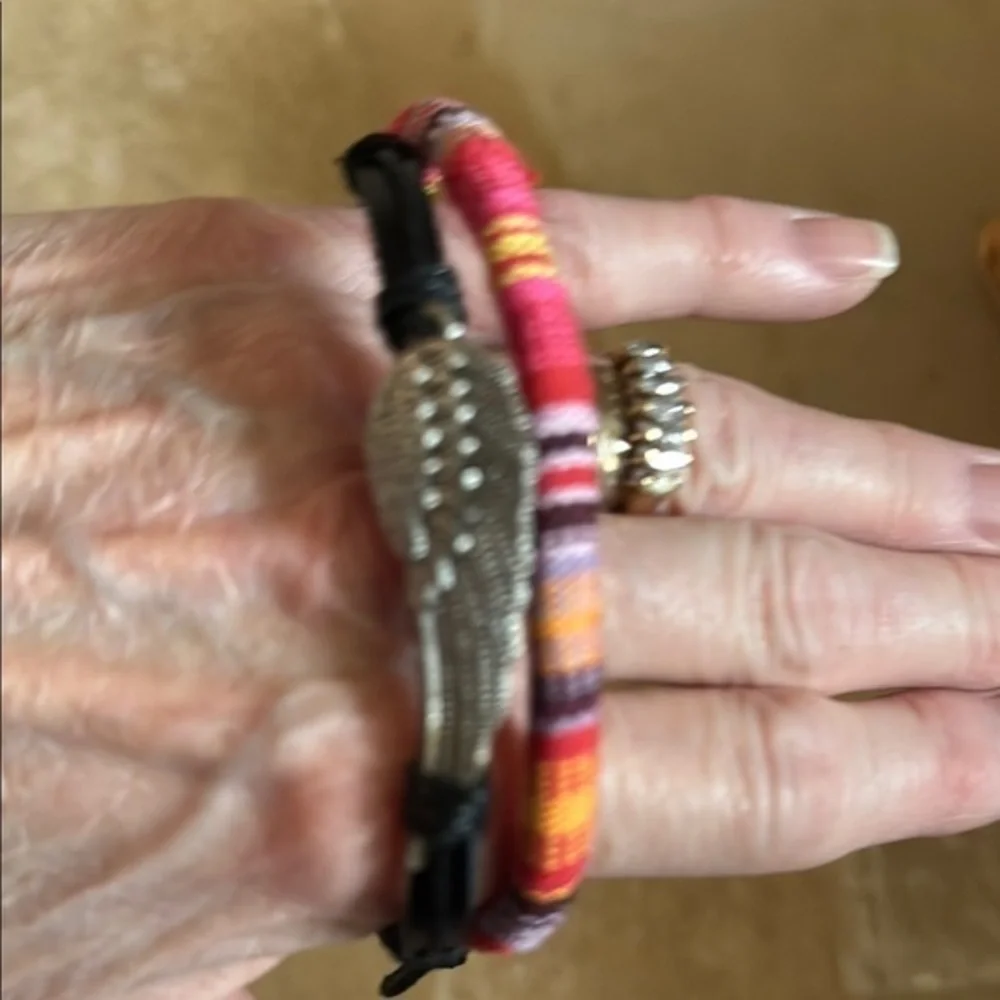 💛Colorful angel wing Bracelet